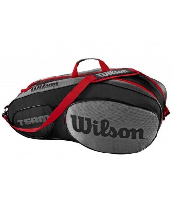 Чехол для теннисных ракеток Wilson Team III 6 RK BK/GY