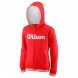 Толстовка Wilson Jr Y Team Script FZ Hoody/Red/White Толстовка Wilson Jr Y Team Script FZ Hoody/Red/White