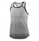 Wilson Jr G Team Striped Tank/Bk/White
