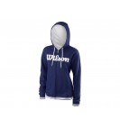 Wilson W Team Script FZ Hoody/Blue Depth