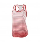 Wilson W Team Striped Tank/Red/White