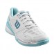 Кроссовки для тенниса Wilson Rush Comp Wh//Blue Glow/Pro женские