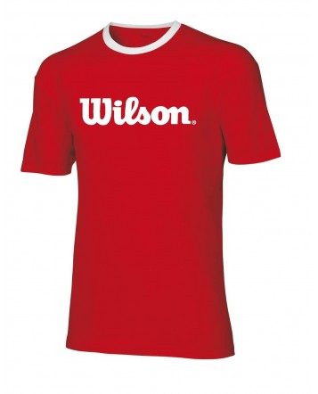 Футболка Wilson M T-Shirt Red/white