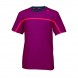 Футболка Wilson Jr Su Colorblock Ringer Crew/Merlot/Coal/Neon Red