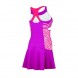 Платье Wilson W Spring Watercolor Racerback Dress/Fiesta Pink/Neon Red/Wh