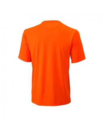 Футболка Wilson Jr Spring Kaos Print Crew/Clementine/Navy