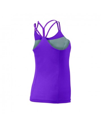 Топ Wilson W Double Strap Tank/Plumberry Striated/Silver