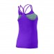 Топ Wilson W Double Strap Tank/Plumberry Striated/Silver Топ Wilson W Double Strap Tank/Plumberry Striated/Silver