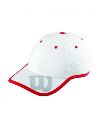 Бейсболка Wilson Baseball Hat Whit/Red