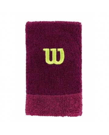 Напульсники Wilson Extra Wide Wristbands Purple Potion/Boysenberry/Grenn Glow