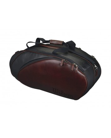 Кожаный чехол для теннисных ракеток Wilson Leather 6 RK Bag 