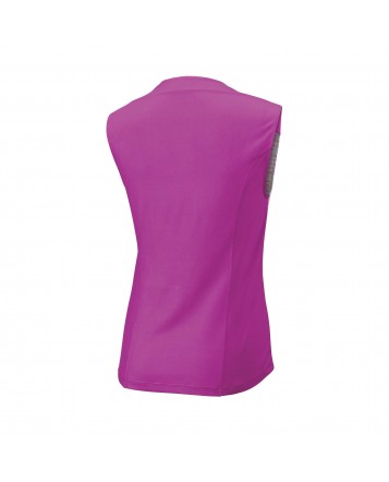 Wilson W Star Striated Tank/Pearl Grey/Rose Violet