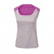 Wilson W Star Striated Tank/Pearl Grey/Rose Violet Wilson W Star Striated Tank/Pearl Grey/Rose Violet