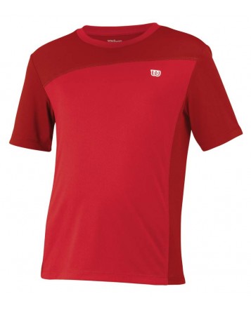 Футболка детская Wilson B Rush Colorblock Crew RD/RD