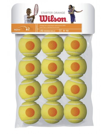 Мячи для тенниса детские Wilson Starter Orange Tball 12 Pack
