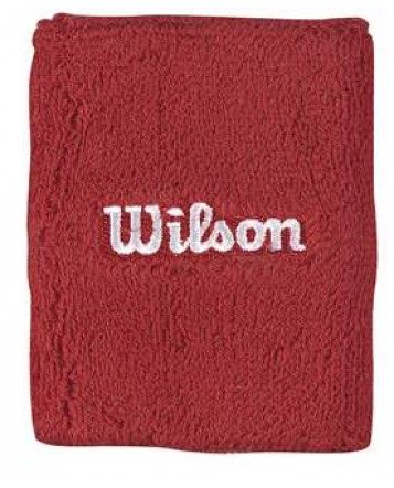Напульсник Wilson Double Wristbands red