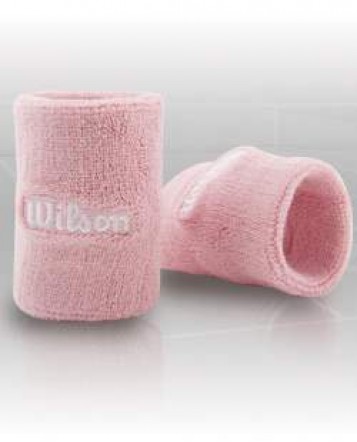 Напульсник Wilson Double Wristbands pink