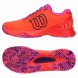 Кроссовки Wilson Kaos Fiery Coral/Fiery Red/Rose Violet