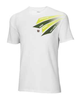 Футболка Wilson Jr T-Shirt Grand Slam White