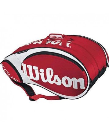 Wilson Tour 15 Pack  Red/White