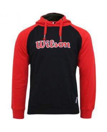 Толстовка Wilson M Hooded Sweater Black/Red