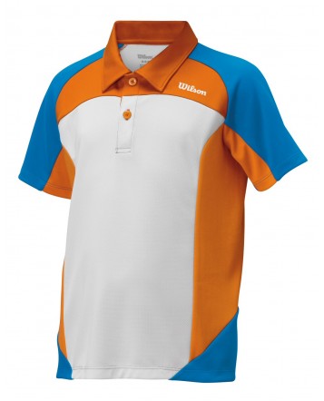 Поло Wilson Jr Fenom Polo White/blue/orange