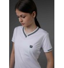 Wilson W Team V-Neck/White