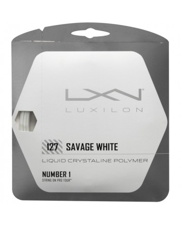 Теннисная струна Luxilon Savage White 127 16