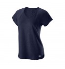 Футболка Wilson W Training V-Neck Tee/Peacoat