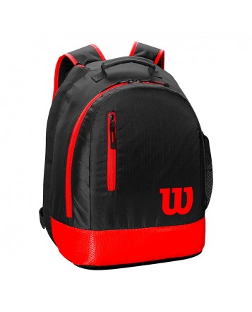 Wilson YOUTH Backpack Bk/Rd