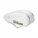 Чехол для ракеток Wilson Federer DNA 12 Pack WH/GO Чехол для ракеток Wilson Federer DNA 12 Pack WH/GO