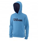 Wilson Jr Y Script Cotton Po Hoody/Coastal