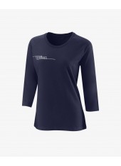 Wilson W Team II 3/4 SleeveTech-Tee/Navy
